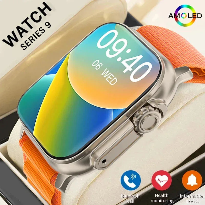Discover the Future of Fitness with the New Smart Watch 9 Ultra Gen 2 - Your Ultimate NFC Smartwatch with Bluetooth Calling and 2.2-Inch HD Display!